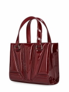 FERRARI - Mini Varnished Leather Tote Bag