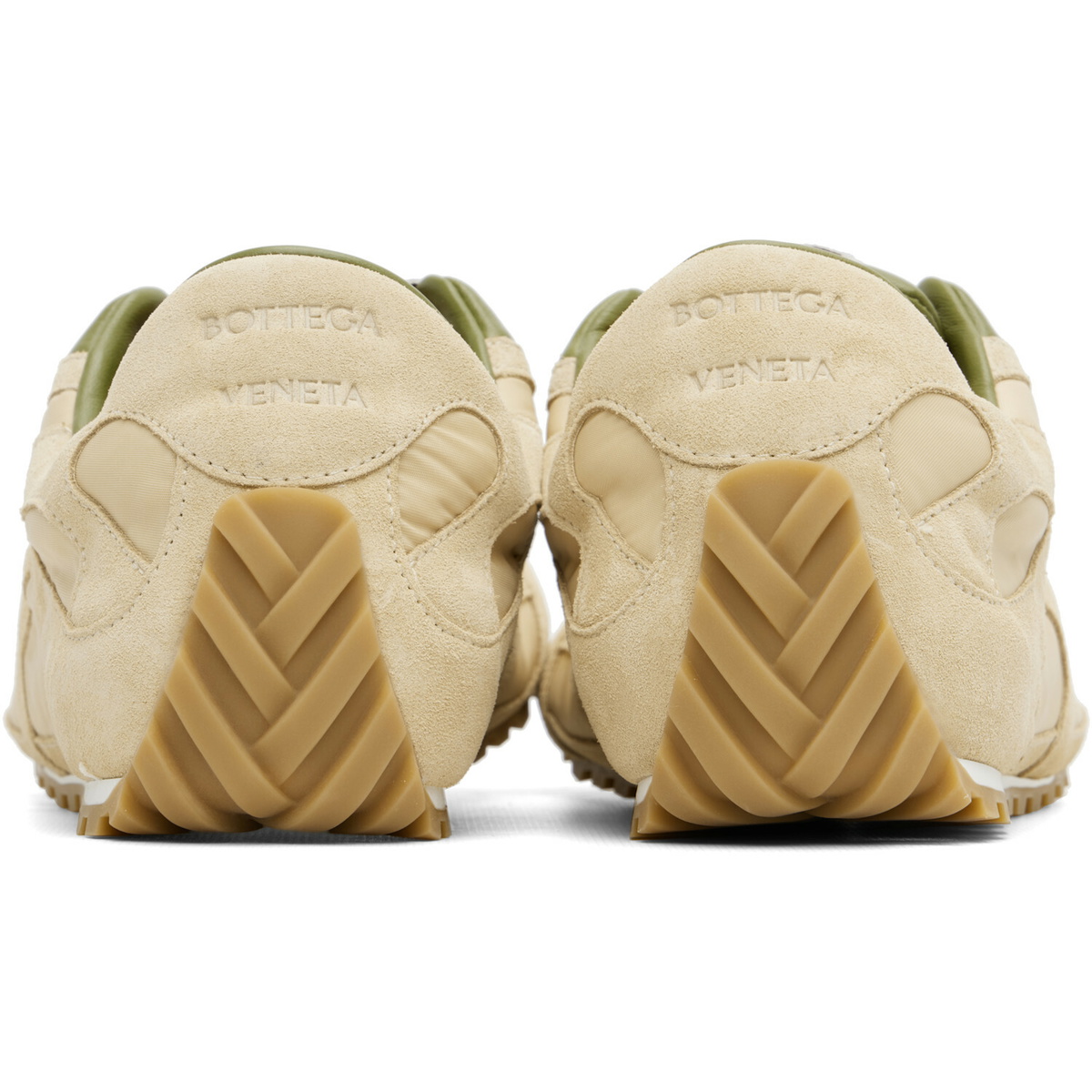 Bottega Veneta Beige Orbit Flash Sneakers