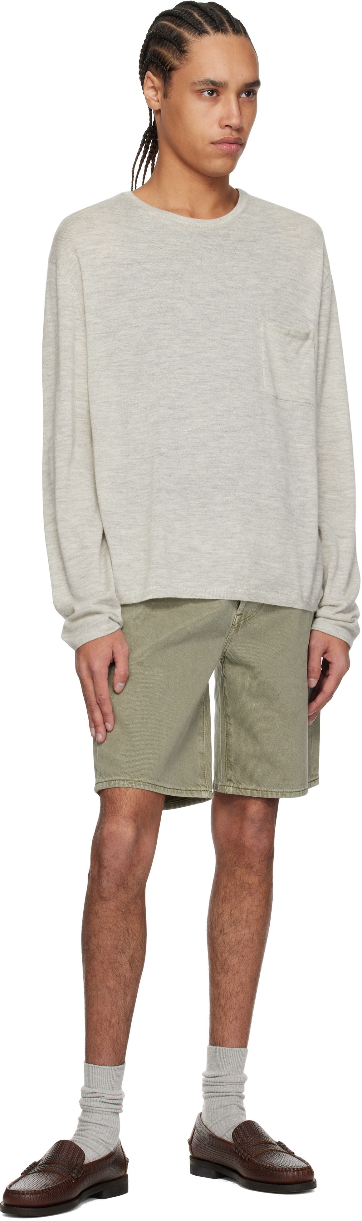 Levi's Green 501 Original Denim Shorts