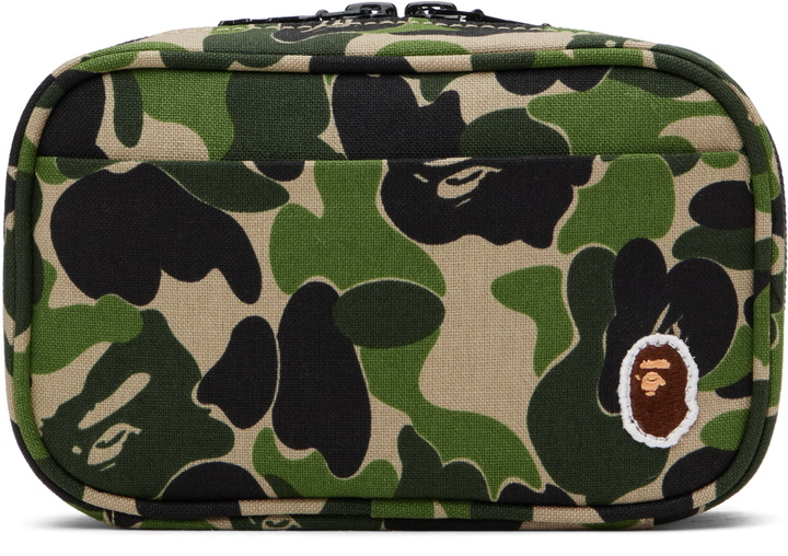 Photo: BAPE Green Camo Gadget Pouch