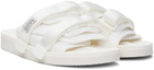 Suicoke White MOTO-Cab Sandals