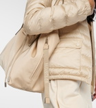 Moncler New Trick leather-trimmed tote bag