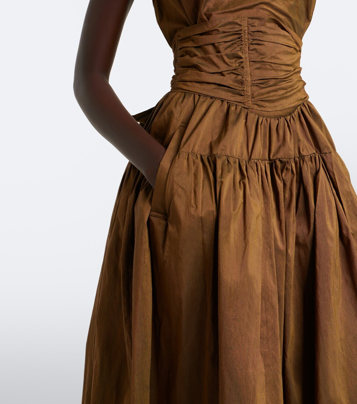 Vivienne Westwood Sunday cotton-blend twill midi dress