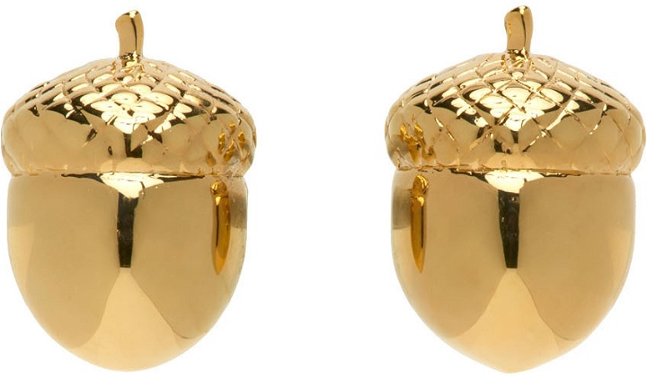 Photo: A.P.C. Gold Acorn Earrings