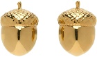 A.P.C. Gold Acorn Earrings