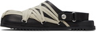 Rick Owens Black Temple Megalace Mule Loafers