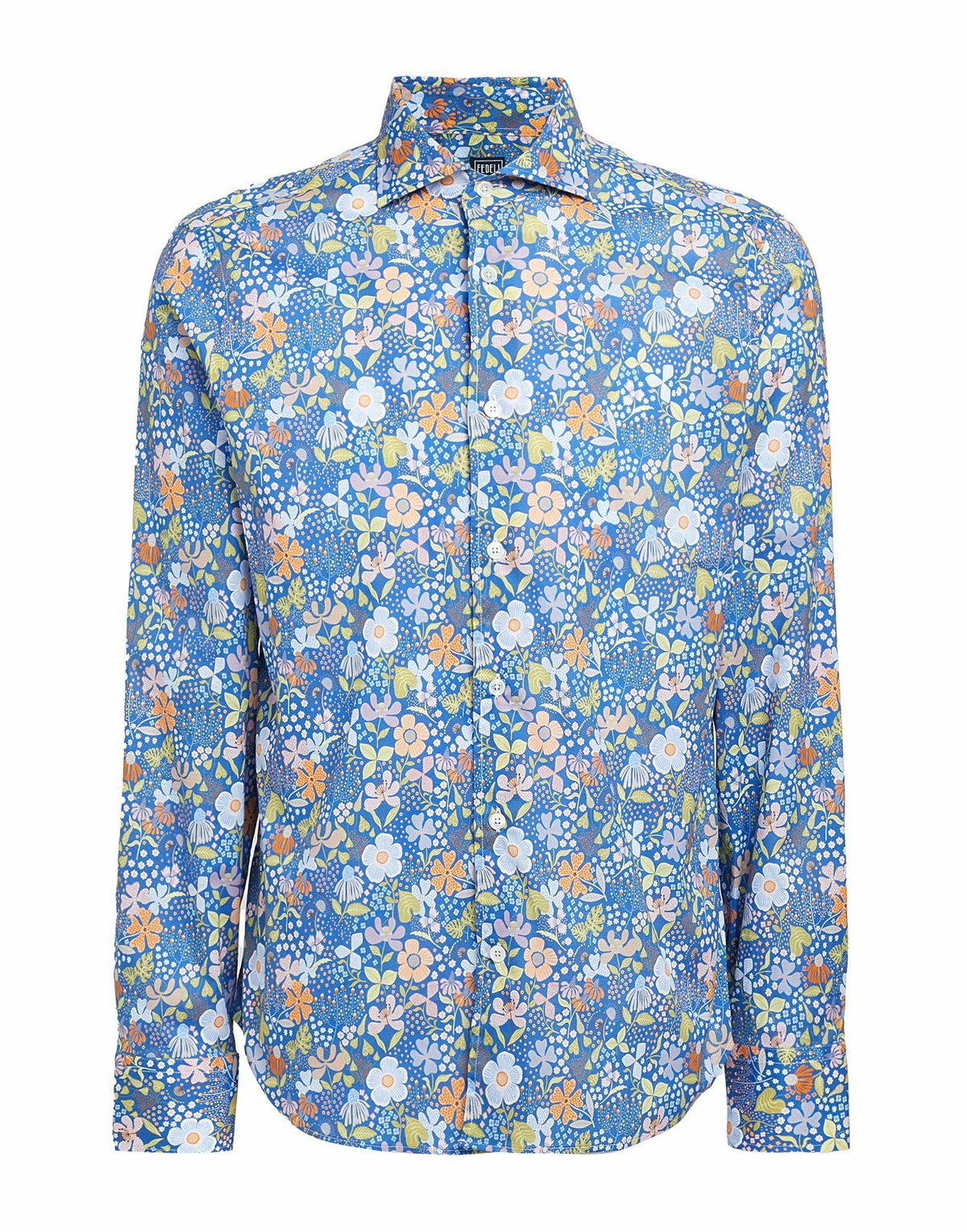 Fedeli Mens Shirt in Blue