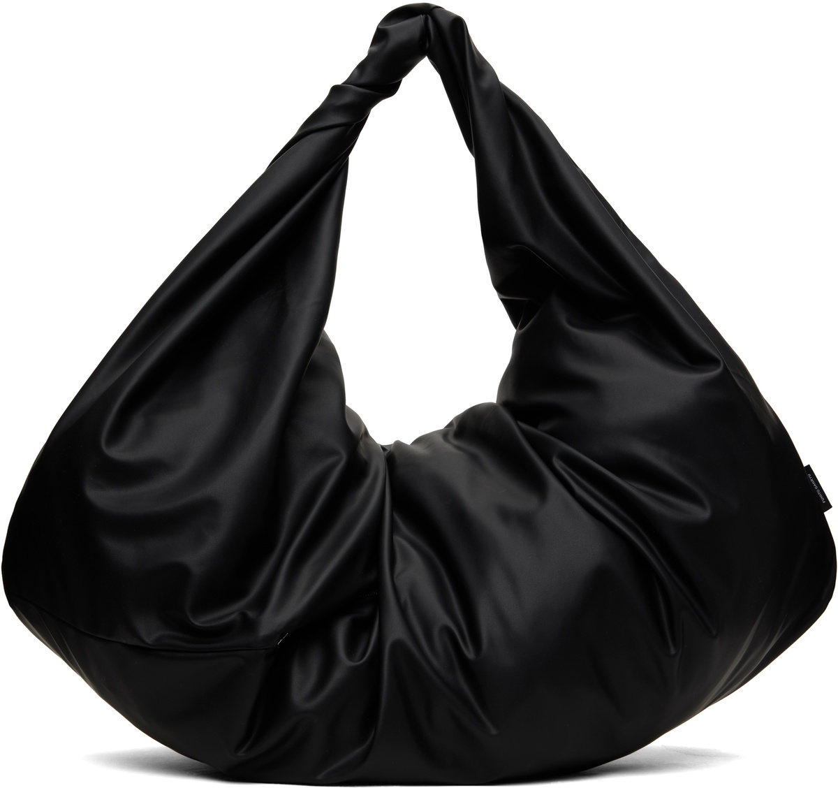 バッグ FUMITO GANRYU Draped Shoulder Bag FUMITO GANRYU Black Draped Shoulder Bag Fumito Ganryu