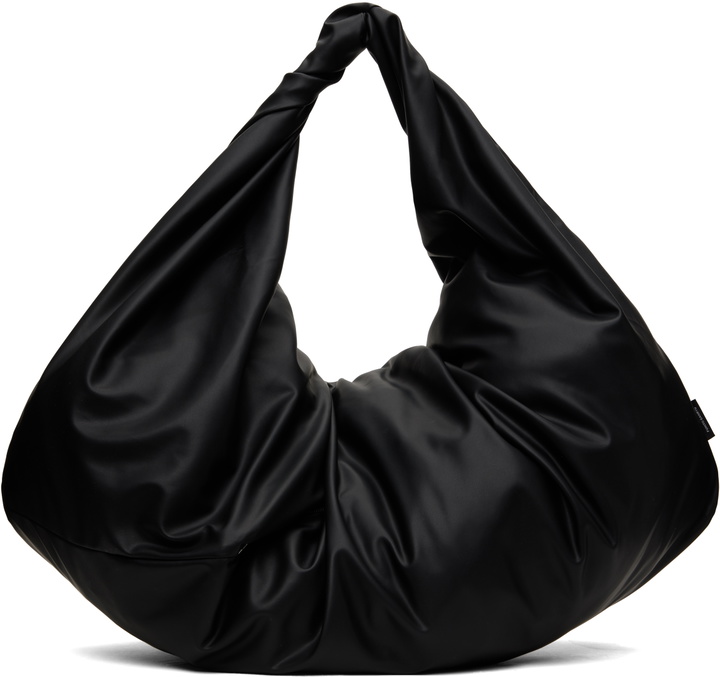 Photo: FUMITO GANRYU Black Draped Shoulder Bag