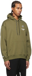 AAPE by A Bathing Ape Khaki Classic Logo Hoodie