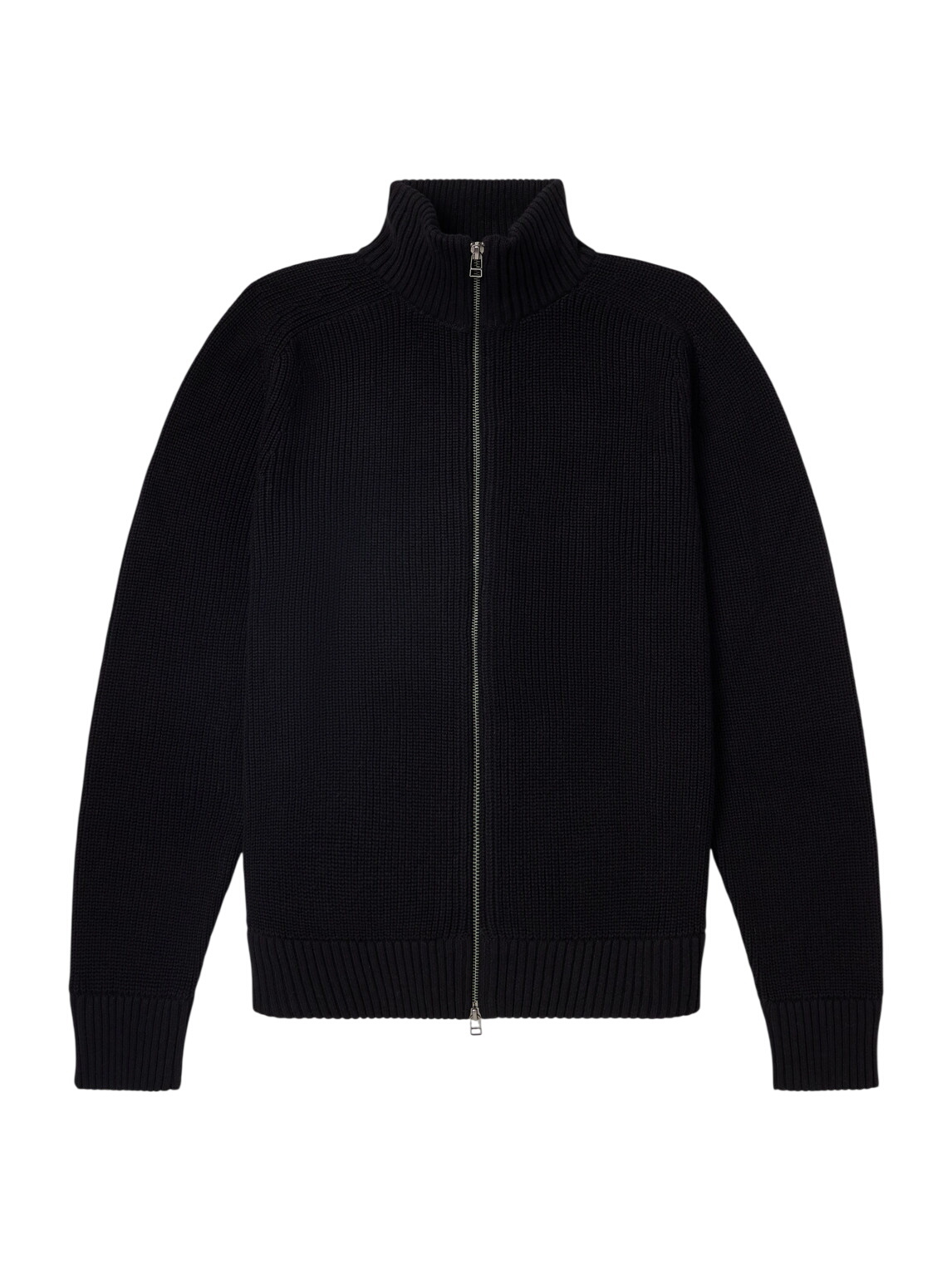 Lad Musician Black Shaggy Knit Long Cardigan Lad Musician