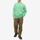 Moncler Men's Arch Logo Crew Sweat in Green