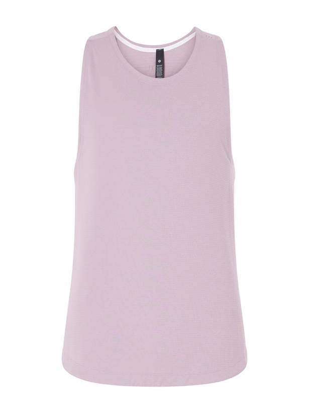 Photo: Lululemon - License to Train Recycled-Mesh Tank Top - Purple