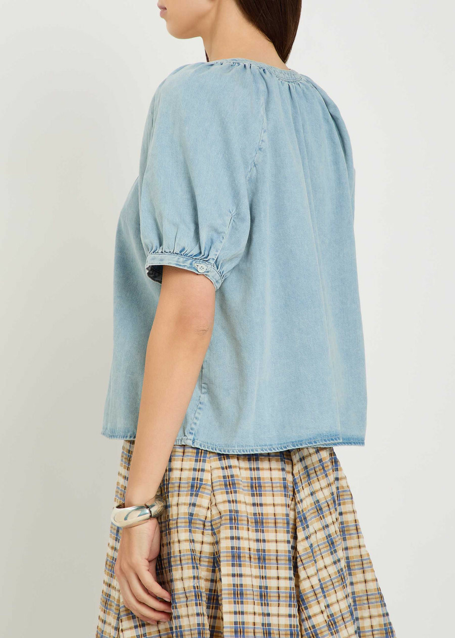 Frame The Resort Denim Shirt Light Blue