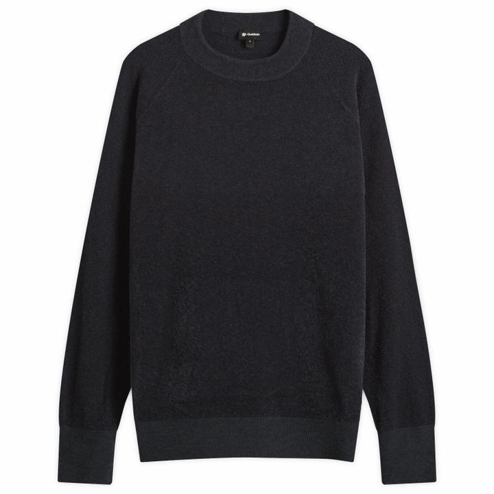 Photo: Goldwin Men's Mesh Pile Crew Sweatshirt in Wolf Gray