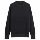 Goldwin Men's Mesh Pile Crew Sweatshirt in Wolf Gray