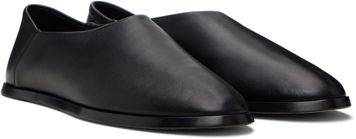 Fear of God Black Slip On Loafers