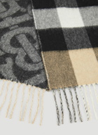 TB Half Mega Check Scarf in Beige