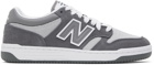New Balance Gray 480 Sneakers