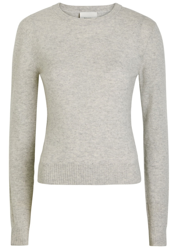 Photo: Reformation Lian Melange Cashmere Jumper Grey