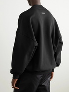 Fear of God - Flocked Cotton-Jersey Sweatshirt - Black