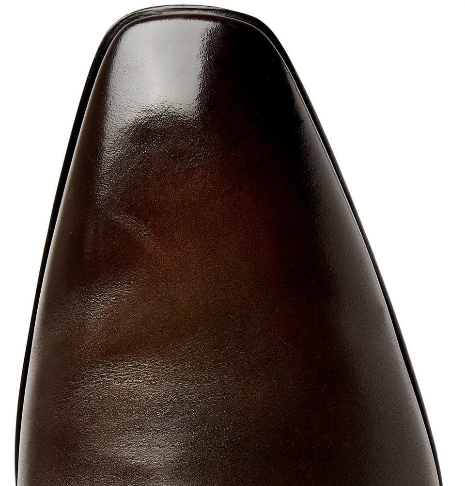 Berluti - Alessandro Eclair Whole-Cut Leather Oxford Shoes