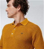 Dolce&Gabbana - Cotton-blend mesh polo shirt