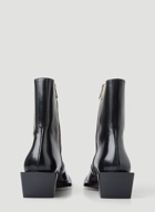 Formale Square Toe Boots in Black
