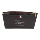 Thom Browne Grey Small Tablet Pouch