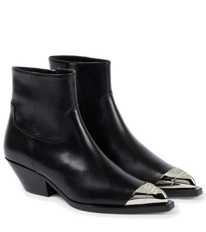 Photo: Givenchy Western leather ankle boots