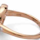 Gucci Women's Interlocking G Diamond & Onyx Ring in Gold/Black
