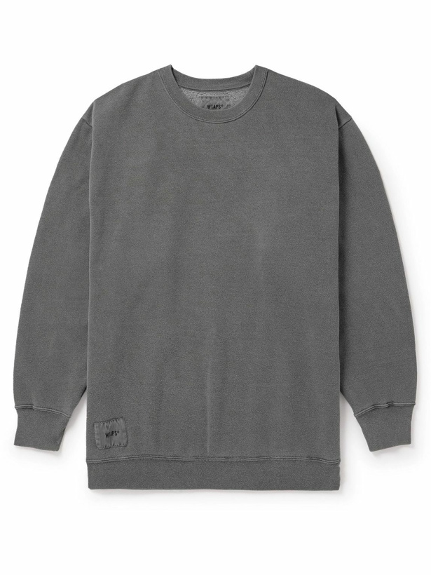 Photo: WTAPS - Cotton-Blend Jersey Sweatshirt - Gray