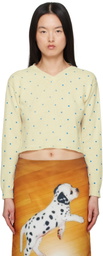 Ashley Williams Off-White Molly Knit Sweater