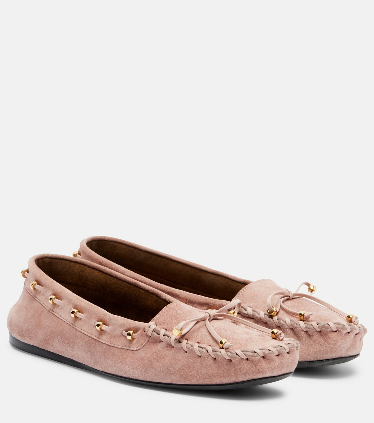 Khaite Milly suede loafers