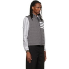 Thom Browne Gray Ripstop Light Weight Down Vest