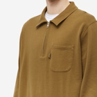 YMC Men's Sugden Quarter Zip in Olive