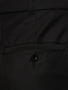 SACAI Cotton Blend Gabardine Wide Pants W/belt