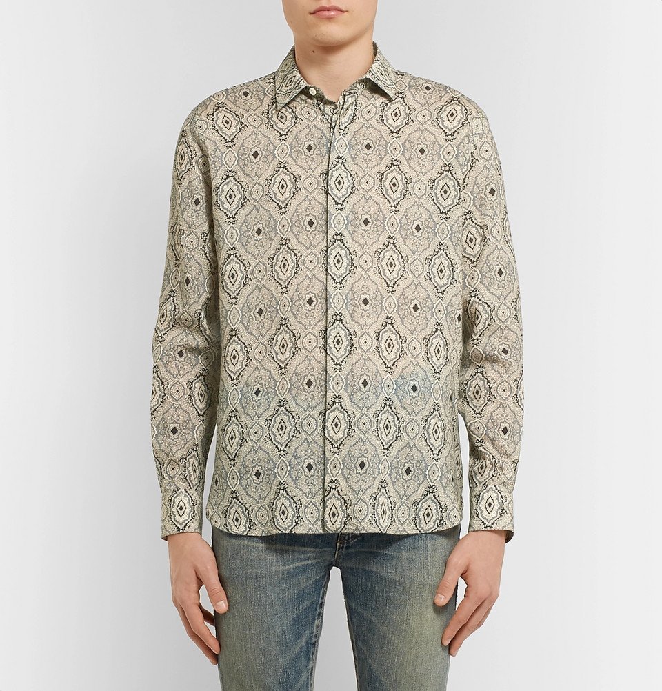 トップス Saint Laulent paisley shirt Saint Laulent paisley shirt