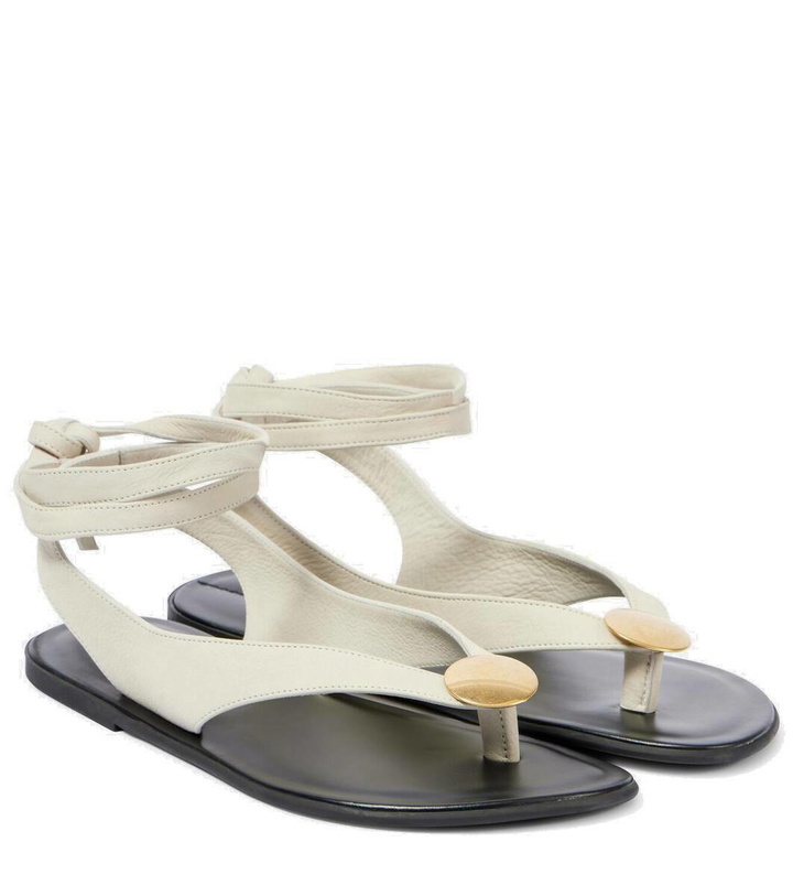 Photo: The Row Charm nubuck thong sandals