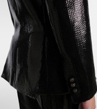 Elie Saab Sequined satin blazer