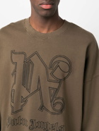 PALM ANGELS - Cotton Sweatshirt With Logo