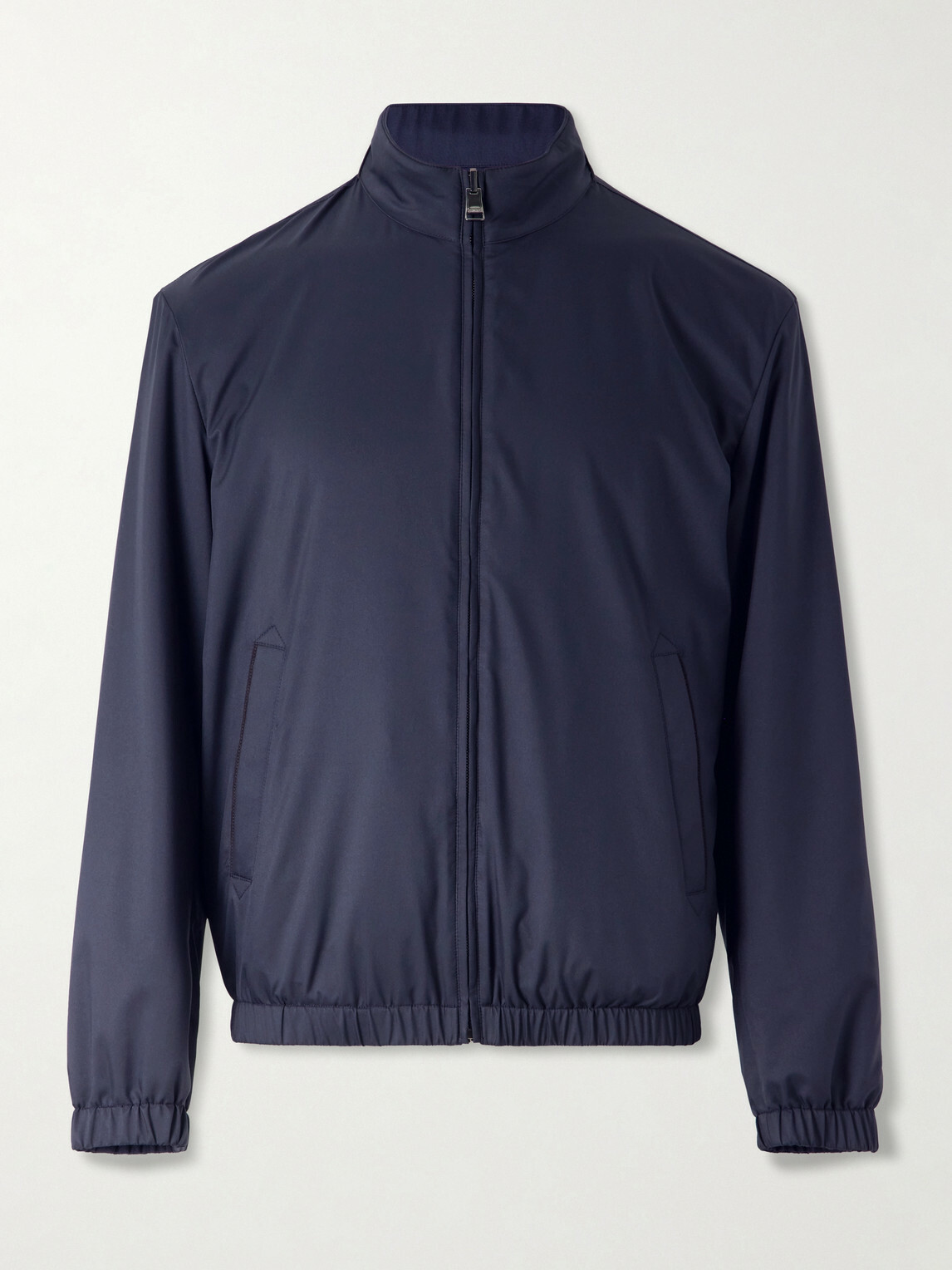 Canali - Reversible Shell Bomber Jacket - Blue