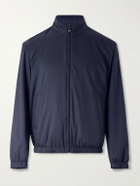 Canali - Reversible Shell Bomber Jacket - Blue