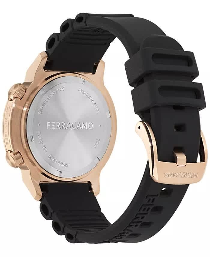Ferragamo Sport Quartz Black Dial Mens Watch SFJA00424
