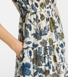 Ulla Johnson Kairi gathered cotton-blend midi dress