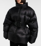 Balenciaga Hourglass belted down jacket