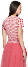Molly Goddard Red Jessie T-Shirt