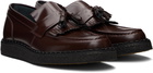 Fred Perry Burgundy George Cox Edition Tassel Loafers