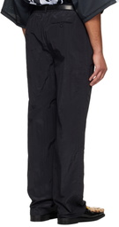 Martine Rose Black Tailored Track Trousers