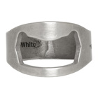 Off-White Silver Utility Ring